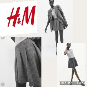 NWT h&m gray skirt